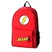 Xcoser The Flashs Backpack Cool The Flashs Logo Backpack Durable Cosplay Red Backpack