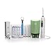 Water Flosser with 3 Attachment Tips, Oral Irrigator for Braces and Pulsating Floss with a Water Cup Reservoir, Tongue Cleaner, and a UV Sanitizer - JP50 Ultra - Jetpik