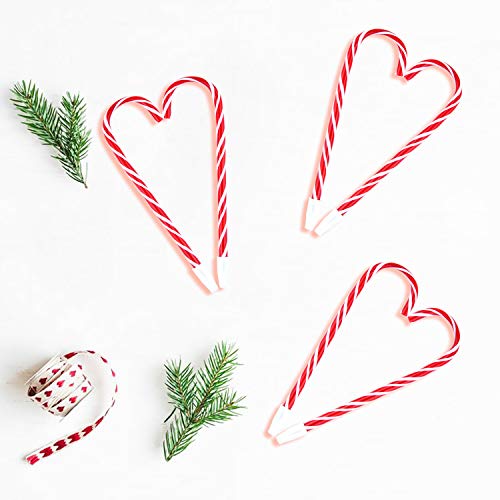 SAYAYA 48 Pieces Candy Cane Pen Christmas Pens with Black Ink for Christmas Holiday New Years Home Decor Party Gift (Red) - Thumbnail 5