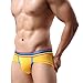 Clearance Sale! Men Intimates WEUIE Men's Sexy Modal Underwear shorts men boxers underpants Soft Briefs (L, Yellow)