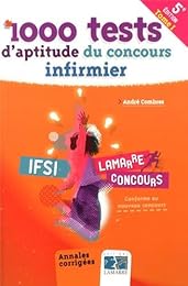 1000 tests d'aptitude du concours infirmier