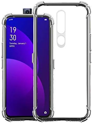 Pattern Creations Silicon Flexible Shockproof Corner TPU Back Case Cover for Oppo F11 Pro (CPH1969)