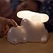 Puppy Night Light, Garmar Touch Sensor Bedside Lamp for Kids Baby and Children,Timed Off, Cordless,USB Rechargeable (Warm White)