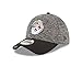 New Era NFL Pittsburgh Steelers 2016 Draft 39Thirty Stretch Fit Cap, Heather Gray/Black, Medium/Large