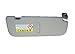HYUNDAI Genuine OEM 852103X000TX Gray Driver Left Inside Sun Visor 1-pc for 2011~2014 Elantra Avante MD with One Ganda Anti Electromagnetic Radiation Sticker