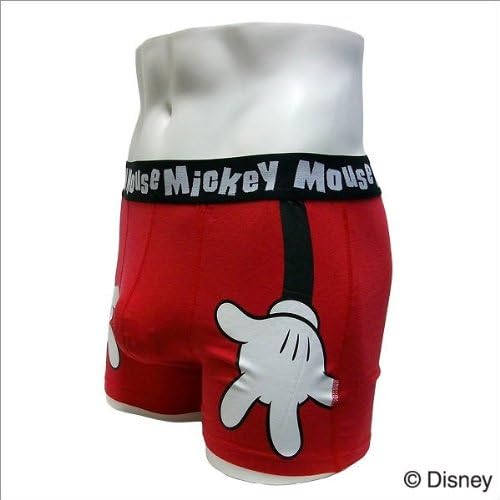 Amazon ボクサーパンツ Disney ディズニー ミッキーマウス レッド Lサイズ ボクサー 通販