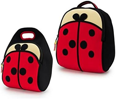 Dabbawalla Lady Bug Backpack & Lunch Bag Set