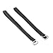 Diamondo Women Leather Shoelaces Shoes Belt Ankle Strap Band for High Heels (Black)