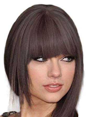 Amazon Com Thick Clip In On Fringe Bangs With Side Face