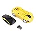 HDE 2.4GHz Sports Car Shape Wireless Ergonomic Optical Mouse with Adjustable DPI (Spider Yellow)