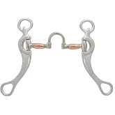 AJ Tack Aluminum Correction Bit, Swivel Port, Copper Rollers