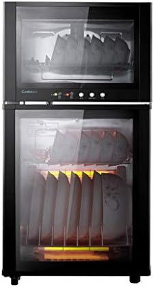二重ドア消毒キャビネット赤外線消毒キャビネットホームキッチン用消毒食器棚美容室用68l消毒キャビネット 業務用食器洗い乾燥機 Color Black 返品交換不可 80cm Size 36 5 42 5