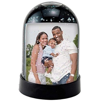 Vertical Photo Snow Globe (Black)