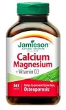 Jamieson Calcium Magnesium with Vitamin D3, 365 Caplets