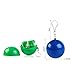 TOOTO Disposable Emergency Raincoats Convenient Portable Hook Poncho Ball For Outdoor Activities,6 Pcs Random Color,One Size Fit All Adults Kids,In Case Rainy Day