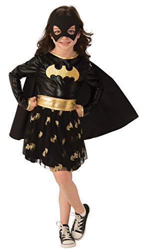 Girls DC Comics Deluxe Batgirl Costume with Cape and Tutu Skirt