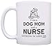 ThisWear Graduation Gifts for Nurse Gifts I am a Dog Mom and a Nurse Nothing Scares Me Funny Nurse Dog Gift 11oz Ceramic Coffee Mug with Handle