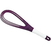 Kitchen Twist Whisk, 29CM Plastic Flat Balloon Whisk Thick Wire Egg Frother Beater Non Stick Cookware For Cooking Blending Wh