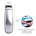 HUGALLUR Electric Hair Clipper, Battery Powered Cordless Hair Clippers for Adults and Babies, Mini Beard Trimmer Hair Shaver Hair Cutting Tools Portable Grooming Kit with 3 Combs(Silver)
