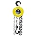 NEIKO 02183A Manual Chain Hoist | 1 Ton/2000 lbs Capacity | 20’ Lift | 2 Hooks | Manual Hand Lift Steel Chain Block Hoist