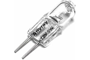 Anyray A1732Y (10)-Bulbs 5W 5 Watt G4 12V T3 Photo Replacement 12 Volt 5Watts