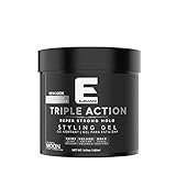 ELEGANCE GEL Strong Hold Hair Gel, Moon, 17.15 Oz