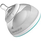 nanobebe Breastmilk Baby Bottle (Award Winning Innovation for Breastfed Babies), Breastfeeding Newborn Breast Like, Anti Colic, Easy Latch, Preserves Breast Milk nutrients, Teal