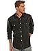 Rock and Roll Cowboy L/S Snap Black 5 Large