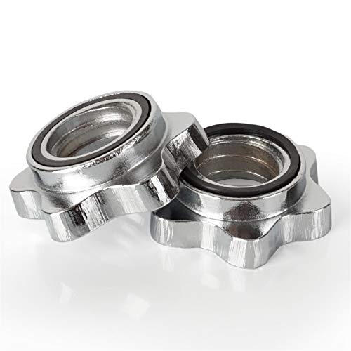 ScSPORTS-Kurzhantelstange-Laenge-355-cm-O-30-mm-Hantelstange-kurz-mit-Sternverschluessen-Stahl-verchromt-Kurzhantel-massiv-und-geraendelt-12er