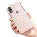 iPhone Xs Max Case, Protective Hybrid Clear Case with Four Corners Shock Absorption, Full Protective Cases Cover Compatible for Apple iPhone Xs Max (2018) - Pink