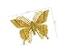 Butterfly Ornaments, Shatterproof Christmas Tree Ornaments Gold and Silver, Butterfly Decoration Clips for Home, Party, Wedding, Or Holiday Décor (Gold & Silver)