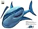 Great White Shark Wall Decal, Kids Wall Decals & Children's Room Murals Instant Decor for Baby Nursery, Boys, Girls, Unisex,Teens