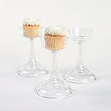 Clear Cupcake Pedestals (1 dz)