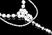 Bienvenu Women's 2 Piece Imitation Pearl Slave Anklet Wedding Barefoot Sandals Foot Jewelry, Silver