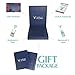 Wundermax Vegan PU Leather Padfolio - Business Notebook Organizer w/Zipper for Resume, Work & Notes - Padfolio for Men & Women w/Notepad and 10