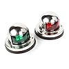 LTC-One-Pair-Marine-Boat-Yacht-Light-12V-Stainless-Steel-LED-Bow-Navigation-Lights