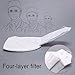 5 PCS Kn95 Mouth Masks 4-Layer PM2.5 N95 Respirator Face Masks Medical Reusable Mouth Mask for Men Women