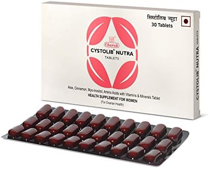 Charak Cystolib Nutra Nutrition Supplement in PCOS / PCOD - 30 Tablets