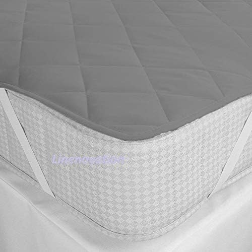 RRC Cotton 300 TC Mattress Protector (Grey_Queen)