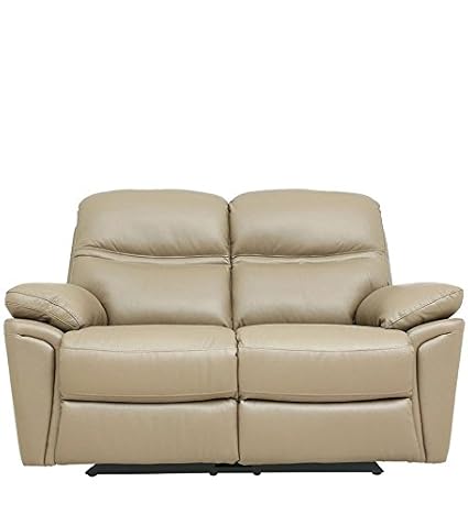 Manual RECLINER Sofa BY TYCHI (creamy brown)