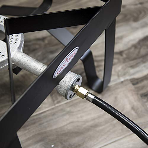 GasOne 2109+50105 4 ft Regulatorwith 1/8 MNPT Propane Brass Orifice