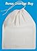 Monikas Marketplace Handmade 37-Inch Under-Door Draft Stopper (1.4 lbs.) with Hanging Cord and Storage Bag, Brown
