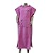 Lightahead Cotton Surf Beach Hooded Poncho Changing Bath Robe Towel with Pocket (Pink) (Teens)