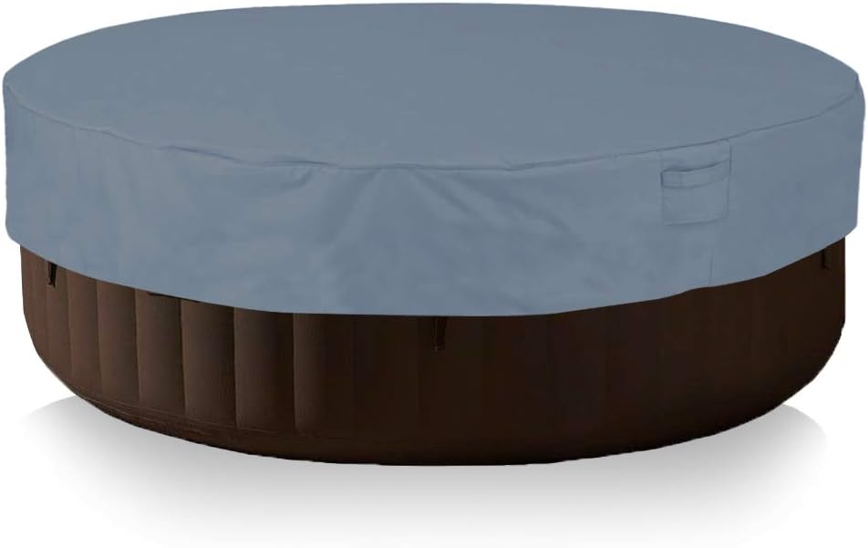 Yolaka Veranda Round Hot Tub Cover Cap with Air Vents