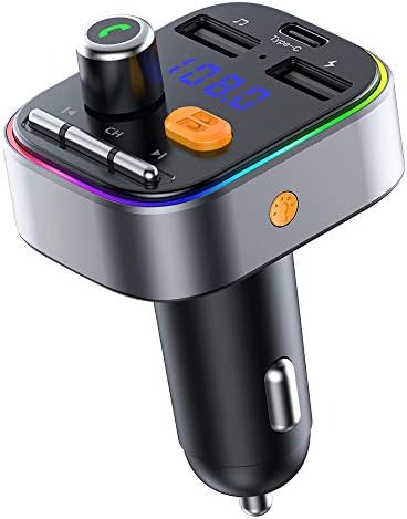 Fmトランスミッター Bluetooth5 0 Flagicon Type C Pd3 0 18w 早割クーポン 急速充電 3ポート 車載充電器 シガーソケット カーチャージャー 騒音低減 ナビゲーション放送 Usb ノイズリダクション機能 8色変換ledライト 音楽再生 日本語説明書付き 安全認証 3台同時充電