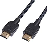 AmazonBasics Braided 4K HDMI to HDMI Cable - 3-Foot