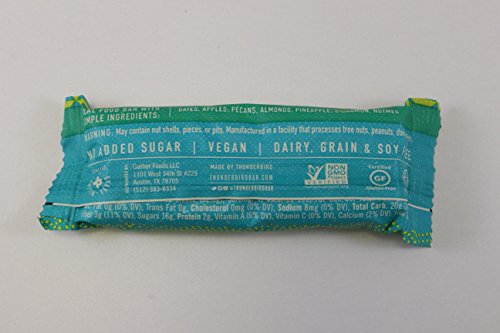 image for Thunderbird Real Food Bars Thunderkids Paleo and Vegan Snacks - Real F