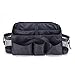 Orion Motor Tech Multifunctional Auto Car Backseat Organizer Bag, Holder Protector for iPad Tablet PC Tissue Drink Garbage Bag Strong Buckles (7 Pockets)
