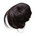 CAISHA Bun Hairpiece Ponytail Hepburn-Bun Scrunchie Updo Dark Brown Mix DC5