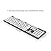 aLLreLi KA150G Wireless Keyboard with 18 Multimedia Function Keys and Ultra Slim Keycaps for PC